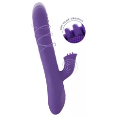 Smile Pearl - gyöngyös lökő vibrátor (lila)