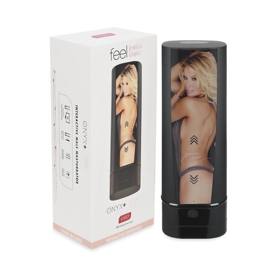 Kiiroo Onyx+ Jessica Drake - interaktív maszturbátor (fekete)