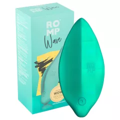   ROMP Wave - akkus, vízálló csiklóizgató vibrátor (zöld)