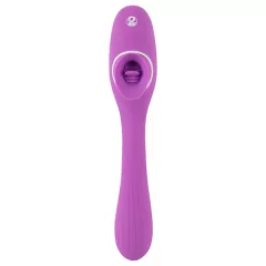 You2Toys 2 Function Vibe - akkus 2in1 vibrátor (lila)