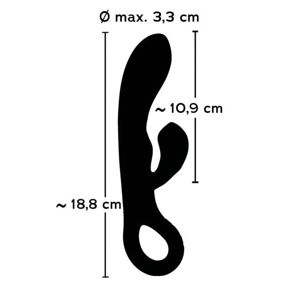 You2Toys - Rabbit Petit - akkus, csiklóizgató vibrátor (lila)