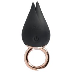 Belou - akkus, vízálló csikló vibrátor (fekete)