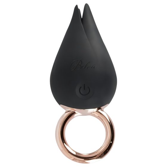 Belou - akkus, vízálló csikló vibrátor (fekete)