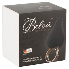 Belou - akkus, vízálló csikló vibrátor ( fekete)