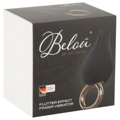 Belou - akkus, vízálló csikló vibrátor ( fekete)