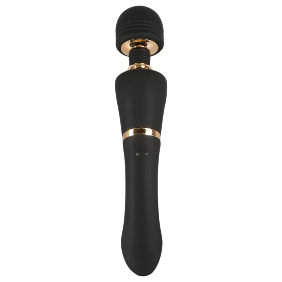 Cleopatra Wand - prémium masszírozó vibrátor strasszokkal (fekete)