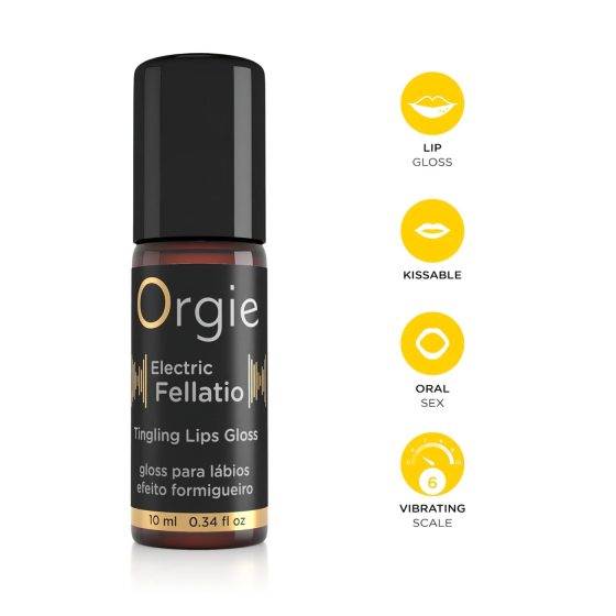 Orgie Electric Fellation - bizsergető szájfény (10ml)