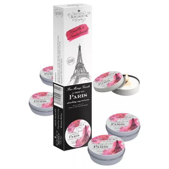 Petits Joujoux Paris - masszázsgyertya - vanília-szantálfa (5x43 ml)