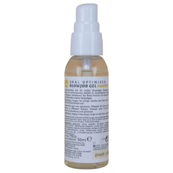 Blowjob Gel - orál síkosító gél - vanília (50ml)