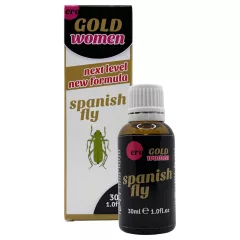HOT Spanis Fly Gold Woman - afrodiziákum nőknek (30ml)