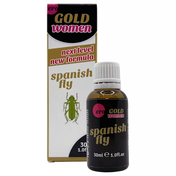 HOT Spanis Fly Gold Woman - afrodiziákum nőknek (30ml)