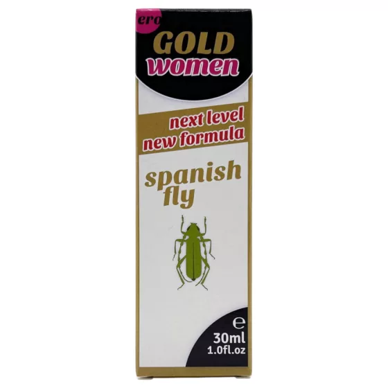 HOT Spanis Fly Gold Woman - afrodiziákum nőknek (30ml)
