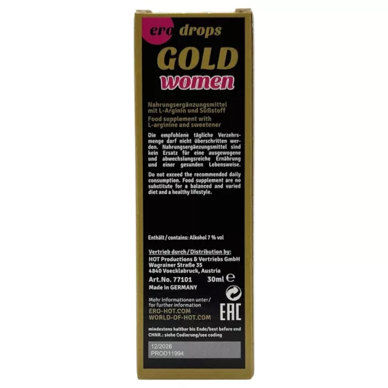 HOT Spanis Fly Gold Woman - afrodiziákum nőknek (30ml)
