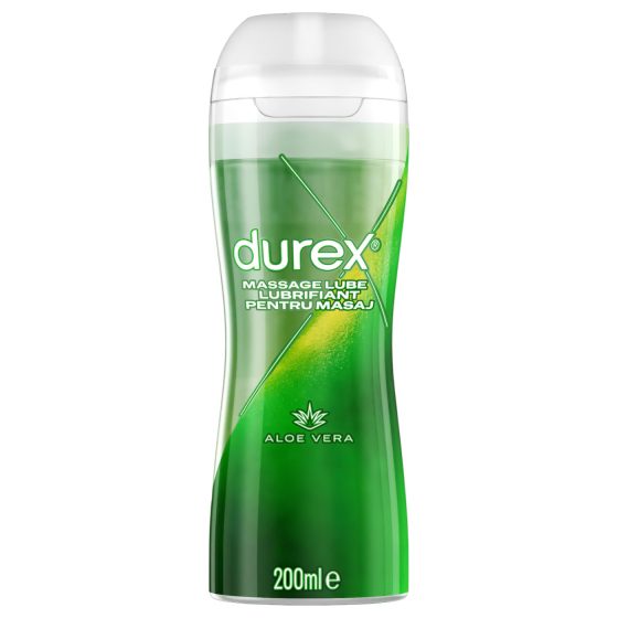 Durex 2in1 masszázsolaj - Aloe Vera (200ml)