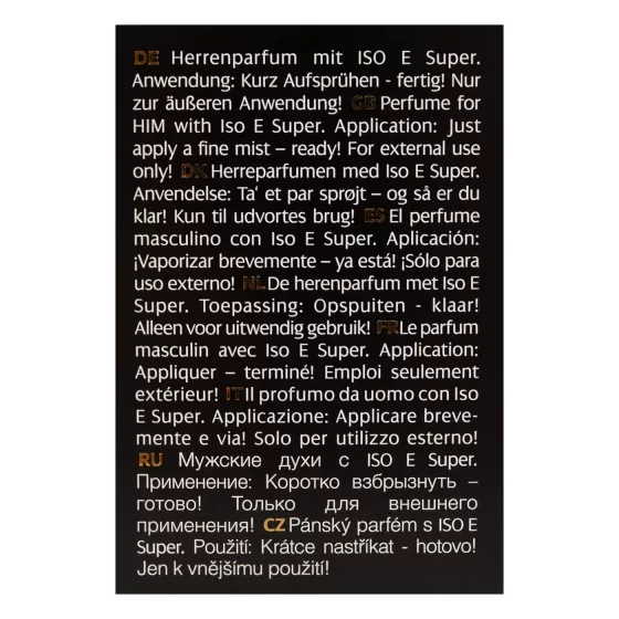 P6 Iso E Super - feromon parfüm szuper férfias illattal (30ml)