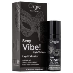   Orgie Sexy Vibe High Voltage - unisex folyékony vibrátor (15ml)
