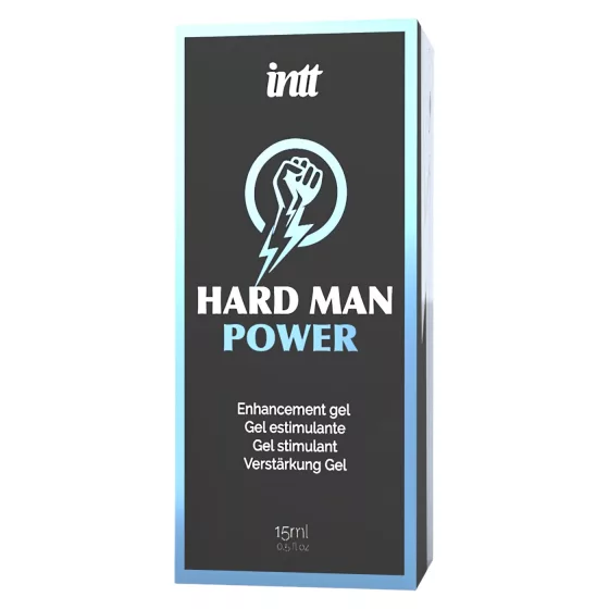 / Intt Hard Man Power - stimuláló gél férfiaknak (15 ml)