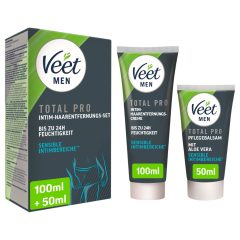   Veet - intim szőrtelenítő krém és balzsam férfiaknak (100+50ml)