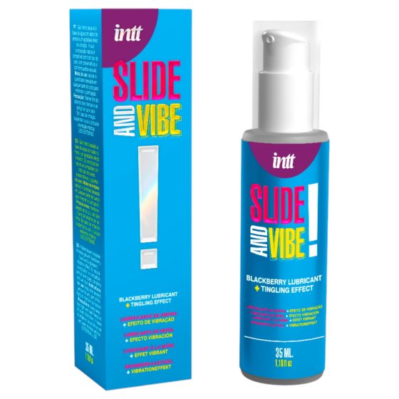 Intt - ehető, bizsergető intim síkosító gél - szeder (35ml)