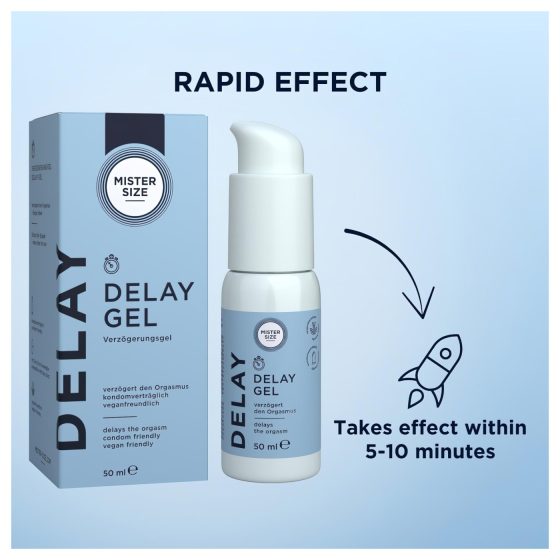 Mister Size - magömlést késleltető gél (50ml)
