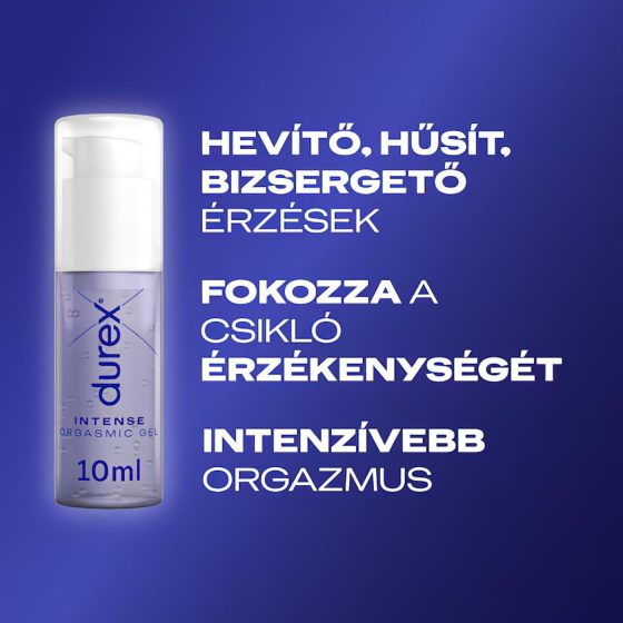 Durex Intense Orgasmic - stimuláló intim gél nőknek (10ml)