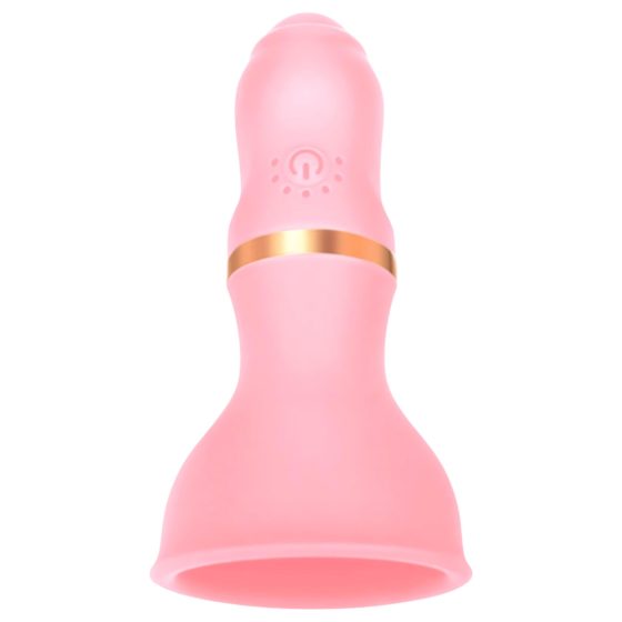 Sunfo - akkus mell vibrátor (pink)