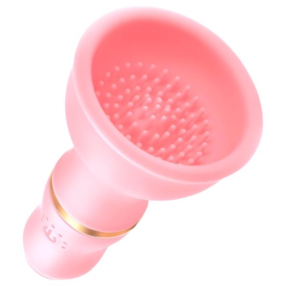 Sunfo - akkus mell vibrátor (pink)