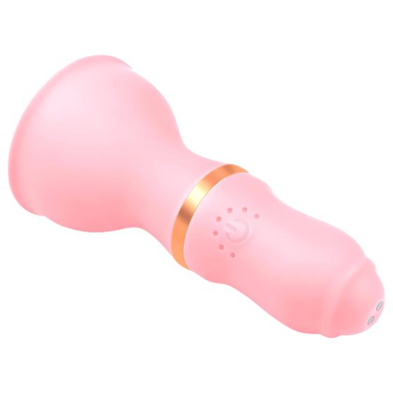 Sunfo - akkus mell vibrátor (pink)
