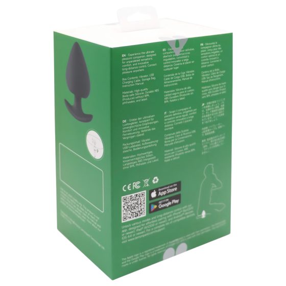 / LP Spade - okos, akkus, vízálló anál vibrátor (fekete)