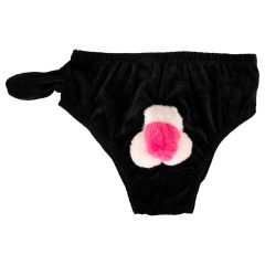 / Pumpás péniszes alsó (fekete)