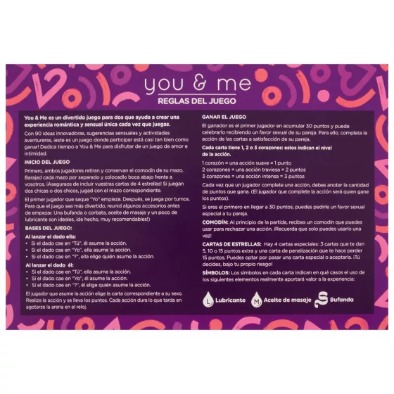 you & me - erotikus párjáték (spanyol)