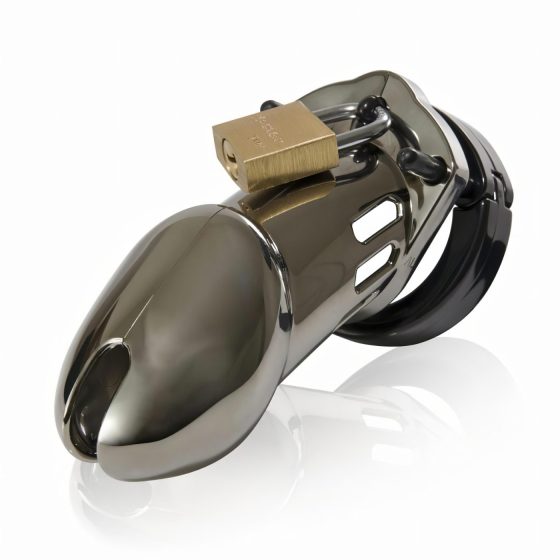 CB-6000 - luxus pénisz ketrec lakattal (króm)