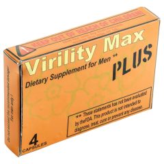   Virility Max Plus - étrend kiegészítő kapszula férfiaknak (4db)