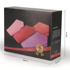   Desirel Magic Pillow ék szexpárna szett - kicsi + nagy (piros)
