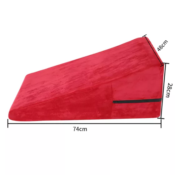 / Desirel Magic Pillow - ék alakú szexpárna - nagy (piros)
