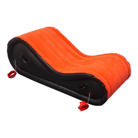 Magic Pillow - Felfújható BDSM bútor - bilincsekkel - nagy (piros)