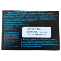 Niagara - étrend kiegészítő férfiaknak (4db)