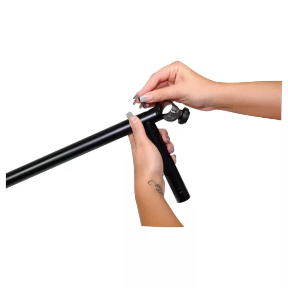 ZADO - nyak- kéz- és lábterpesztő, bondage szett (fekete)