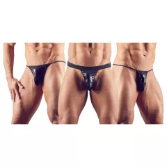 Svenjoyment - fekete férfi tanga szett, 3 részes (S-L)