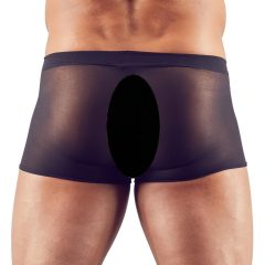   Svenjoyment - átlátszó boxer szett - fekete (2 részes) S-L