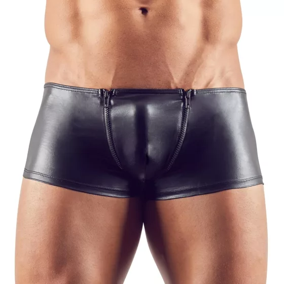 Svenjoyment - cipzáras férfi boxer (fekete)
