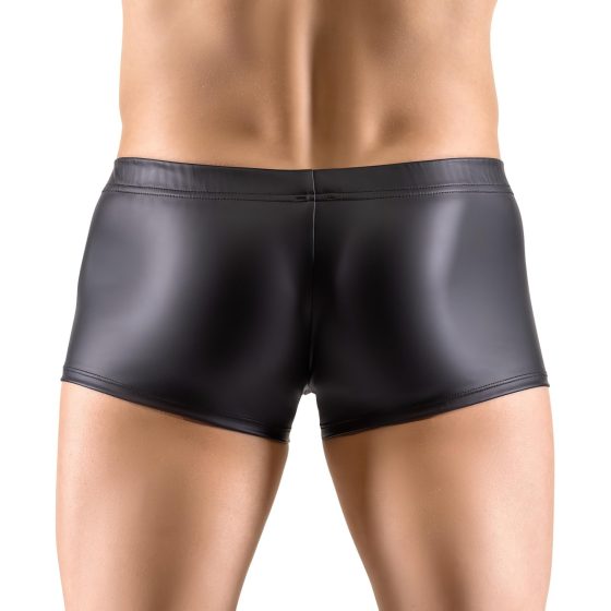 / Svenjoyment - strasszos cipzáras matt boxer (fekete)
