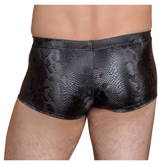 / NEK - kígyóbőr mintás boxer (fekete)