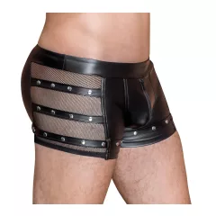 NEK - szegecses, cipzáras boxer (fekete)