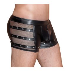 NEK - szegecses, cipzáras boxer (fekete)