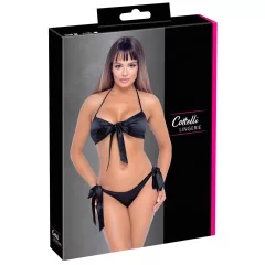 / Cottelli - bikini fazonú melltartó szett (fekete)