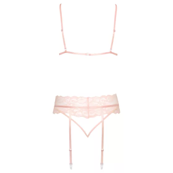 / Kissable - csipke fehérnemű szett (pink)