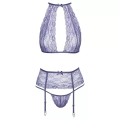 Kissable - csipke fehérnemű szett (lila)