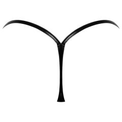 Noir - fényes hatású tanga (fekete)