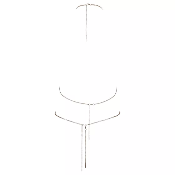 Cottelli - Strasszos láncbikini (ezüst)